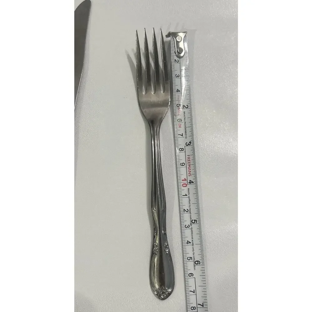 Vtg Superior International Chapel Hill Flatware Set of 4 Dinner Forks 7” USA